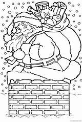 Print Santa Claus Coloring Pages Coloring4free Christmas Drawings Related Posts Paintingvalley Getcolorings sketch template