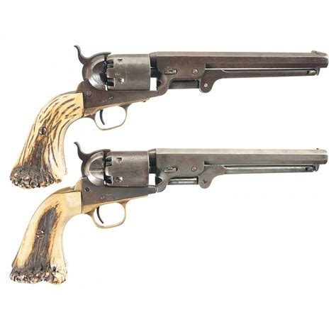 collector s lot of two colt model 1851 navy percussion revolvers with