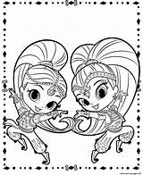 Shimmer Shine Coloring Pages Printable Bottle Genies Print Kids Sheets Color Two Fun Template Para Colorear Bestcoloringpagesforkids Disney Nick Jr sketch template