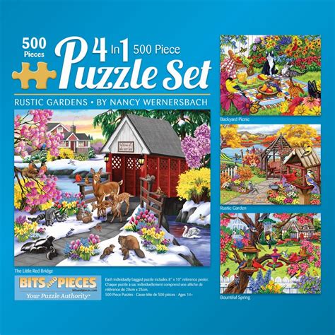 bits  pieces    multi pack set   piece jigsaw puzzle
