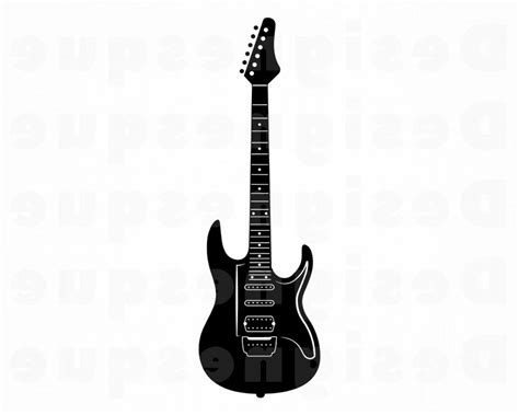electric guitar outline drawing    clipartmag