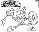 Chop Skylander Skylanders Coloring Pages Shield Sword Tough Warrior Undead Dead Living Oncoloring sketch template
