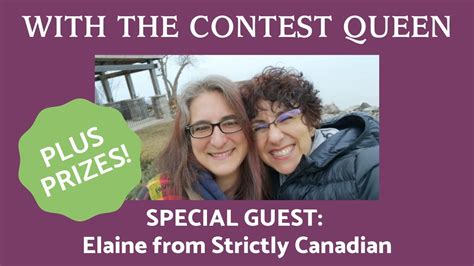 contest queen special guest elaine youtube