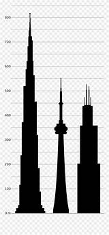 Sears Cn Towers Pinclipart sketch template