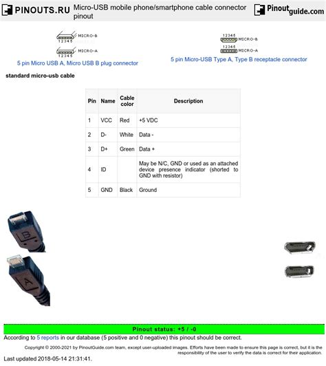 micro usb wiring diagram