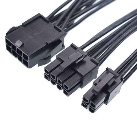 premium  pin cpu power     pin adapter cable cm  black moddiy
