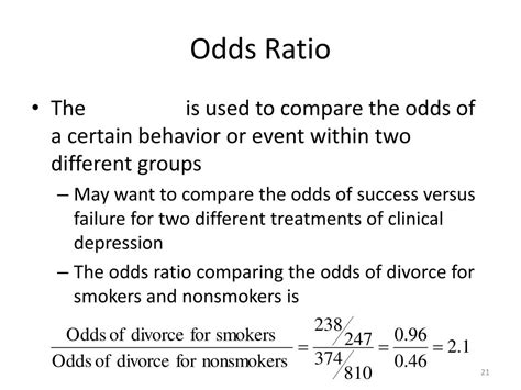 categorical variables relative risk odds ratios powerpoint  id