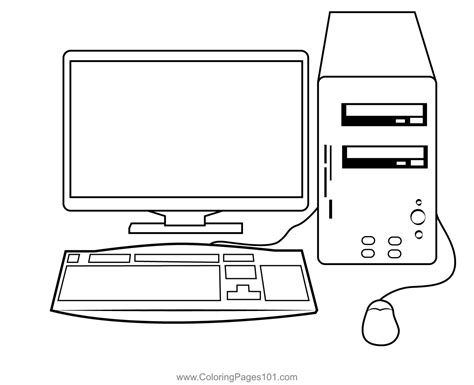 latest computer coloring page  kids  electronic gadgets