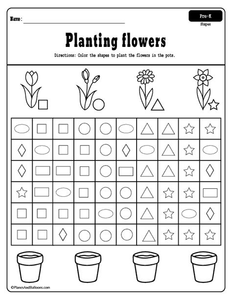 spring worksheets  preschool age    printable  spring