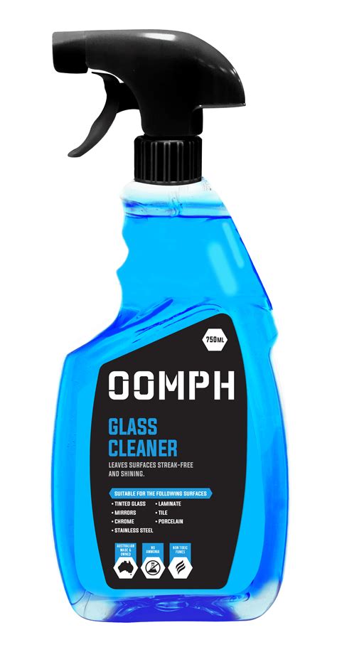 glass cleaner ml oomph