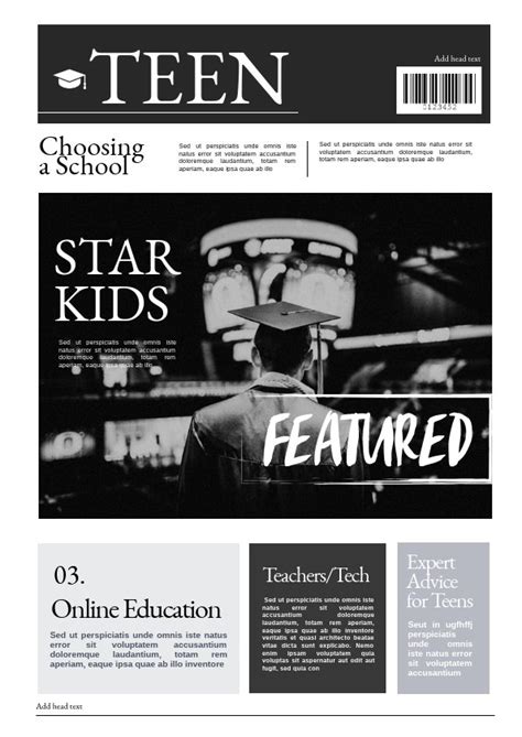 newspaper  school template flipsnack