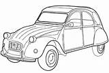 Citroen Coloring Car Cars Pages Outline 2cv Cv Citroën Dessin Classic Imprimer Svg Pixabay Printable Book Drawing Online Drawings Categories sketch template