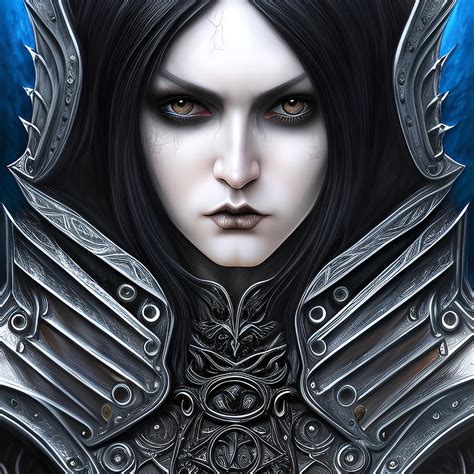 sybil the gothic medieval knight of mythical lore digital art by bella