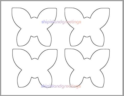 printable butterfly template butterfly cutouts spring baby