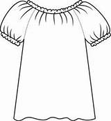 Blouse Drawing Peasant Paintingvalley Pattern sketch template