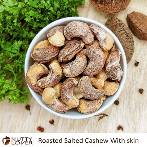 gram premium cashew nut vietnam  skin roasted salted nutty lover