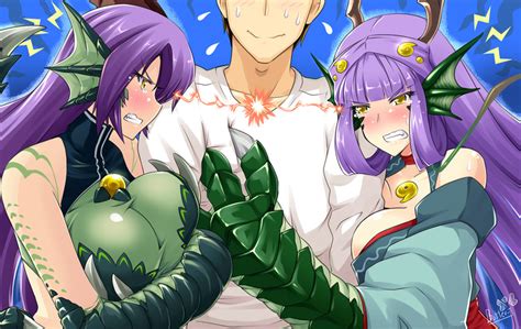 dragon and ryuu monster girl encyclopedia drawn by