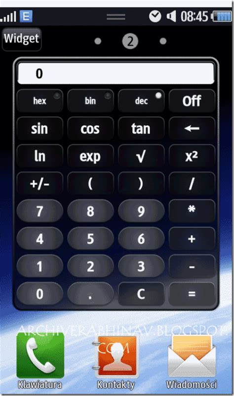 official site archiverabhinav cool calculator widget  samsung