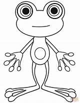 Rana Frog Kolorowanka Zaba Ranas Stilizzate Imprimir Toads Rane Druku Simpatiche Prosta Kleurplaat Kleurplaten Cartoni Animati Toad sketch template