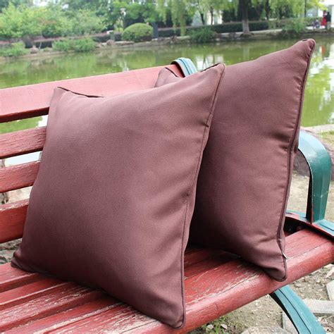 waterproof decorative throw pillow covers outdoor pillowcases cushion cases  tent park couch
