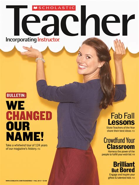 scholastic unveils newly branded magazine    teachers scholastic media room