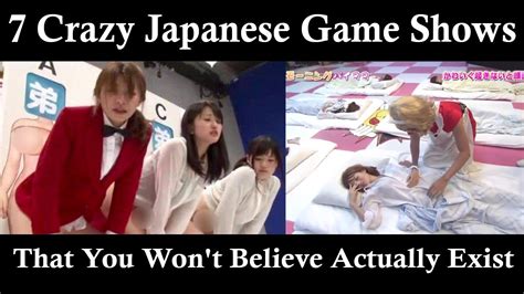 7 Crazy Japanese Game Shows That You Wont Believe Actually Exist Youtube