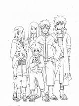 Boruto Minato Hinata Himawari Uzumaki Kushina Coloring Sasuke Naruhina Gaiden Sketch Salvo sketch template