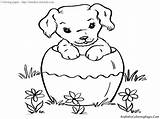 Coloring Pages Dog Cat Puppy Baby Printable Real Husky Dogs Pug Print Girls Color Puppies Tree Colouring Dogg Snoop Small sketch template