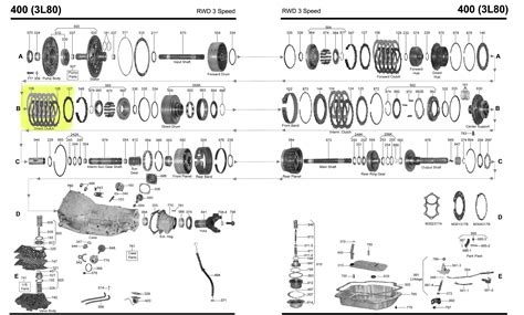 le transmission parts diagram diagram transmission chevy transmission