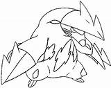 Pokemon Excadrill Coloring Pages Para Colorear Pokémon Dibujos Getdrawings Pyroar Morningkids sketch template