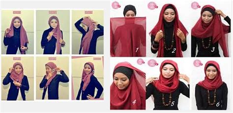 tutorial  memakai trend model jilbab elzatta segi empat  harga
