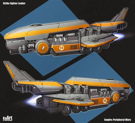 Strike Fighter Leaker By Karanak On Deviantart Space Ship Concept Art