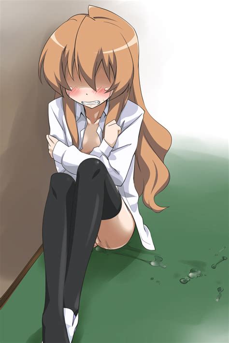 Rule 34 After Sex Aisaka Taiga Angry Blush Bottomless Brown Hair Cold