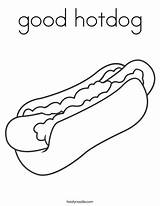 Coloring Hotdog Good Hot Dog Print Favorites Login Add sketch template