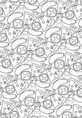 Pizza Pattern Coloring Sausage Pages Printable Designlooter 83kb 480px Drawing Drawings sketch template