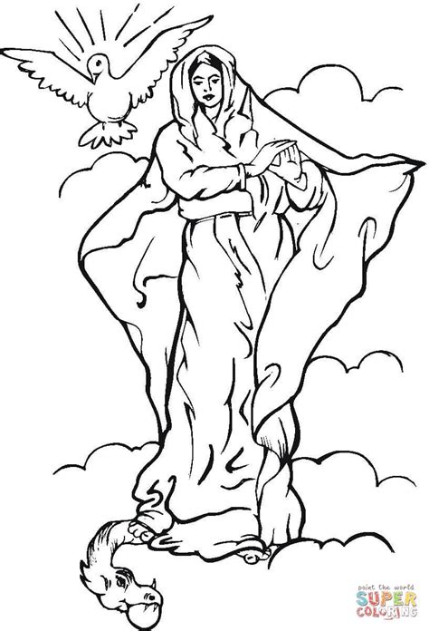 coloring pages  mother mary coloring home