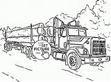 Coloring Pages Kids Truck Log Printables Color Wuppsy Transportation Tractor Sheets Monster Painting Wood Cars sketch template