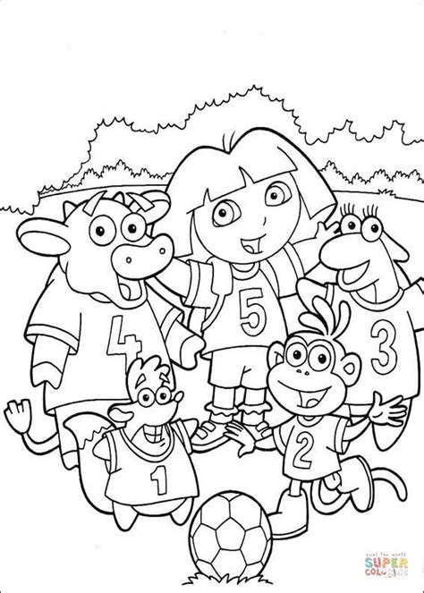 soccer team coloring page  printable coloring pages