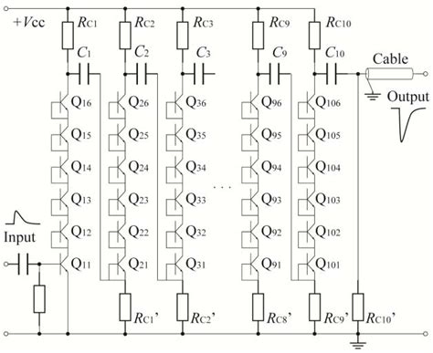 schematic circuit    stage marx generator based  avalanche  scientific diagram