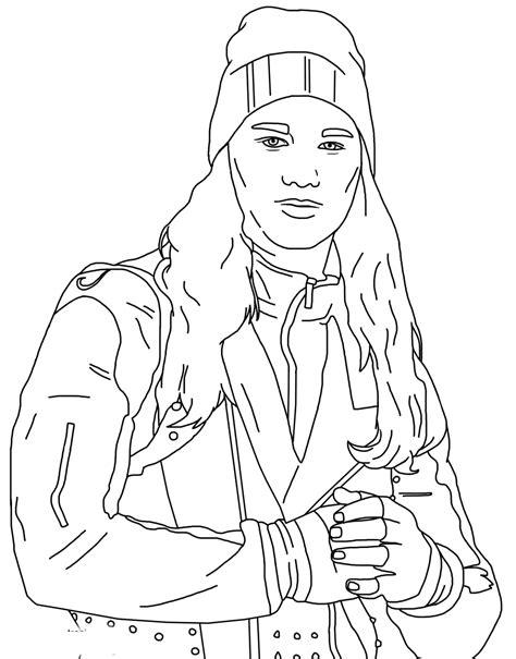 printable descendants  coloring pages