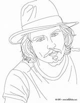 Coloring Pages Celebrity Monroe Marilyn Johnny Depp Victorious Color Justice Printable Famous Print People Getcolorings Cast Colouring Para Hellokids Getdrawings sketch template