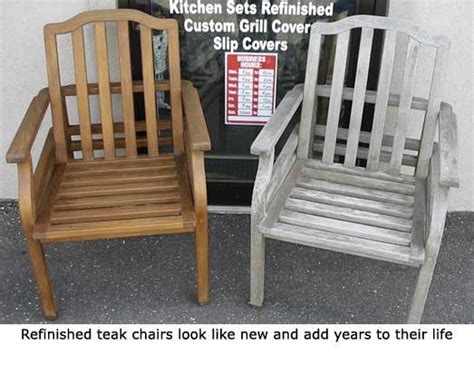 refinish teak furniture outdoor furniture repair teak
