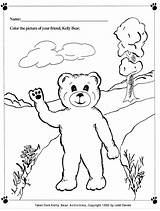 Bear Kelly Big Blue House Coloring Clipart Pages Library Popular sketch template