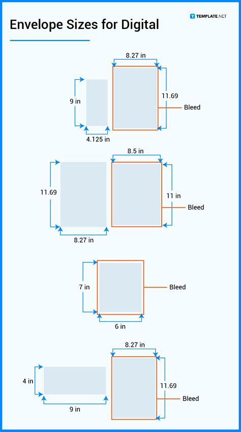 envelope size dimension inches mm cms pixel