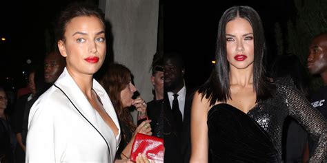 irina shayk and adriana lima glam up for mert and marcus party