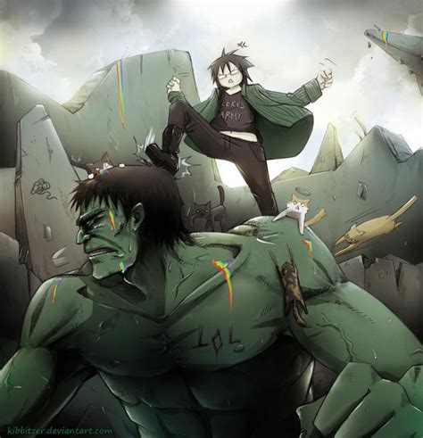 Kibbi Vs Hulk How Dare You Smash Loki By Kibbitzer On