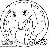 Mew Coloring Pages Pokemon Getcolorings Printable Getdrawings Color sketch template