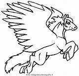 Cavallo Pegaso Pegasus Stampare Disegnidacoloraregratis 2889 sketch template