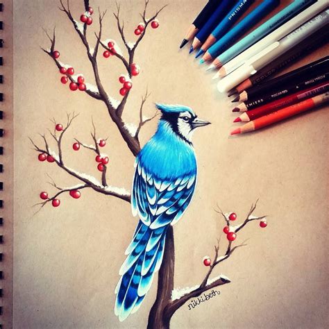 awesome colored pencil drawings easy     wait