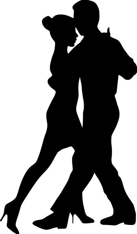 Partner Dance Silhouette Clip Art Dance Vector Png Download 1404